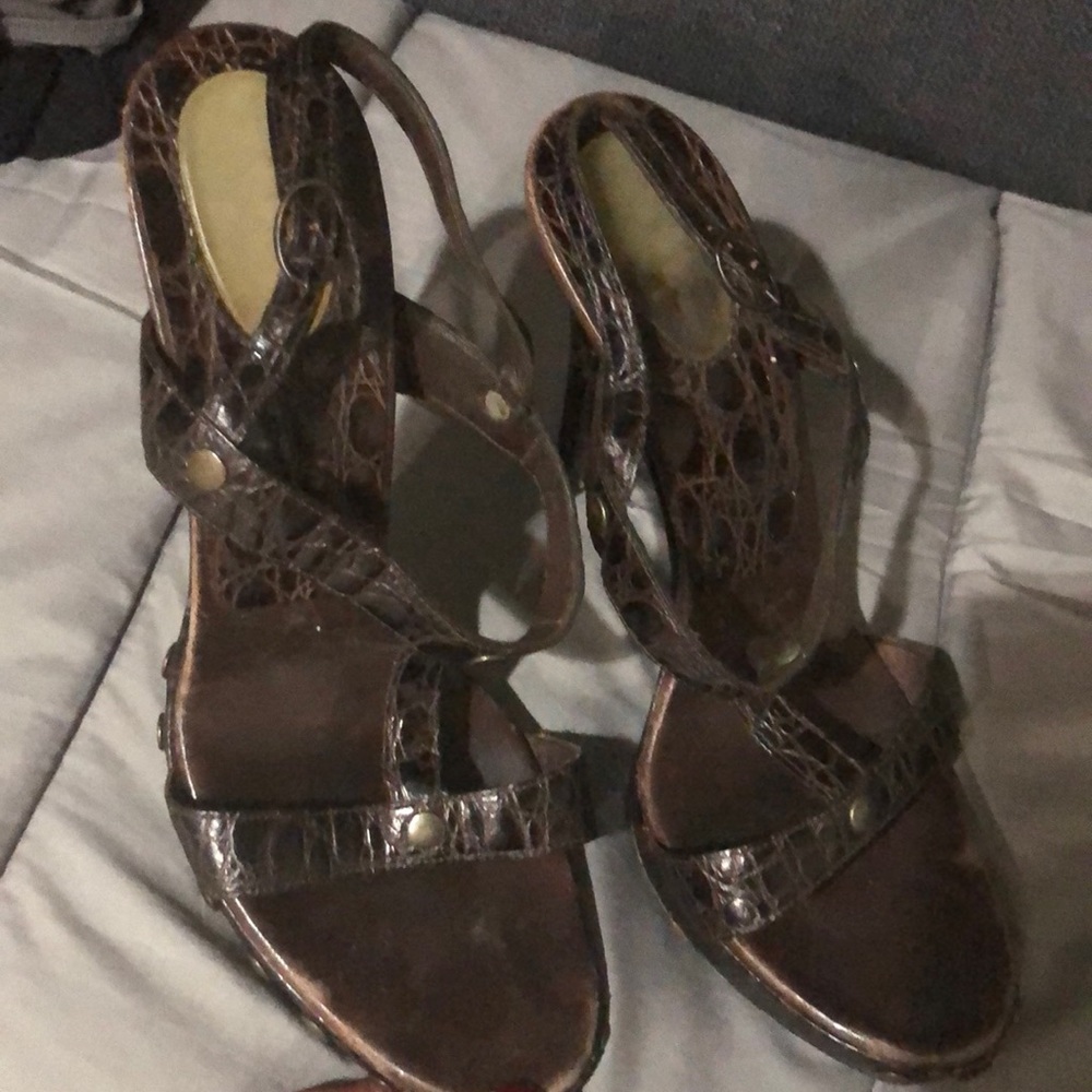 Casadei 10 leather platform sandals SEXY